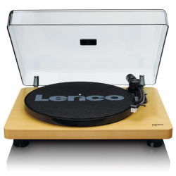 LENCO Platine Lenco avec arrêt automatique et encodage PC Wood *