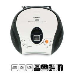 LENCO Lenco Radio FM stéréo portable avec CD Blanc *