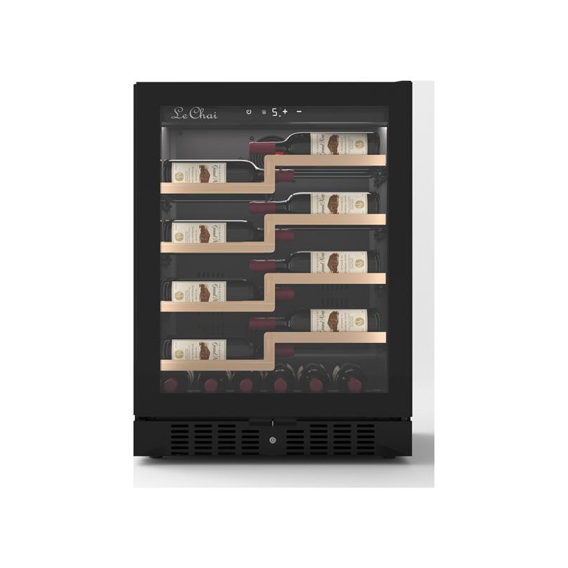 LE CHAI CAVE A VIN PRO 1 zone - 40 bouteilles - E class - 38dB - 4 clayettes Z *