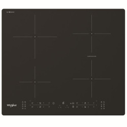 WHIRLPOOL Table induction, noir, 60cm, MattProtect, 4 zones dont 1 zone bridge, 4 *