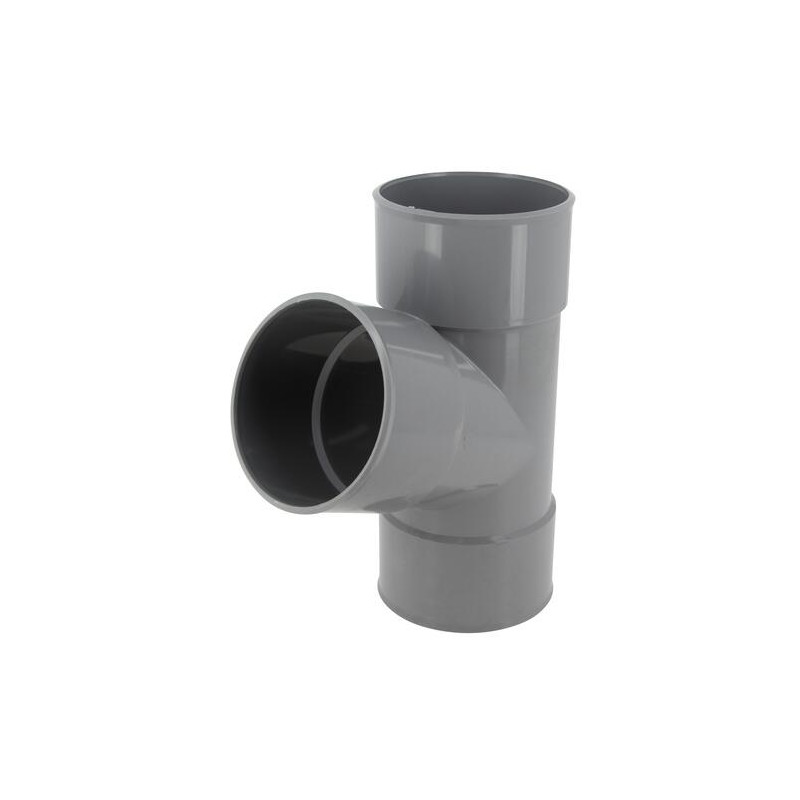 Culotte PVC évacuation femelle-femelle 45°