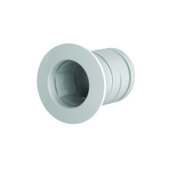 Enjoliveur blanc Ø24mm, sécable, serrage 0/25mm, pour réf. 5983/5984/5986