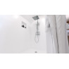 Combiné de douche TOUAREG 300x300, robinetterie thermostatique, tablettes, réf. 66830000000