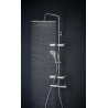 Combiné de douche OPIUM 400, robinetterie thermostatique, tablettes