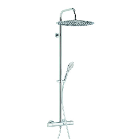 Combiné de douche OPIUM 400, robinetterie thermostatique, sans tablette