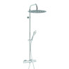 Combiné de douche OPIUM 400, robinetterie thermostatique, sans tablette