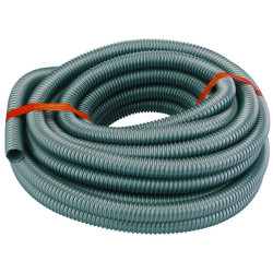 Flexible armé PVC gris, Ø40mm, vendu au mètre, réf. 81060009300