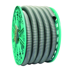 Flexible armé PVC gris, Ø40mm, vendu au mètre, réf. 81170009301