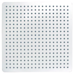 Pomme haute inox 400x400mm, système anti-calcaire, ultra-fine