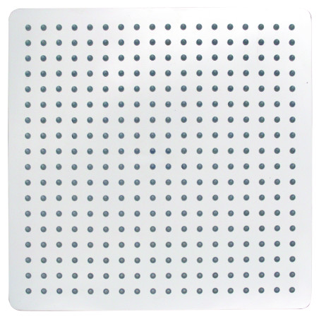 Pomme haute inox 400x400mm, système anti-calcaire, ultra-fine