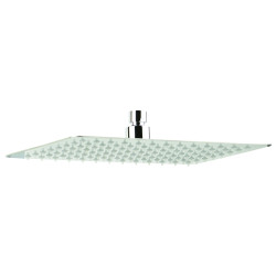 Pomme haute inox 250x250mm, système anti-calcaire, ultra-fine