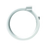 Flexible de douche PVC renforcé lisse 1,50 m blanc