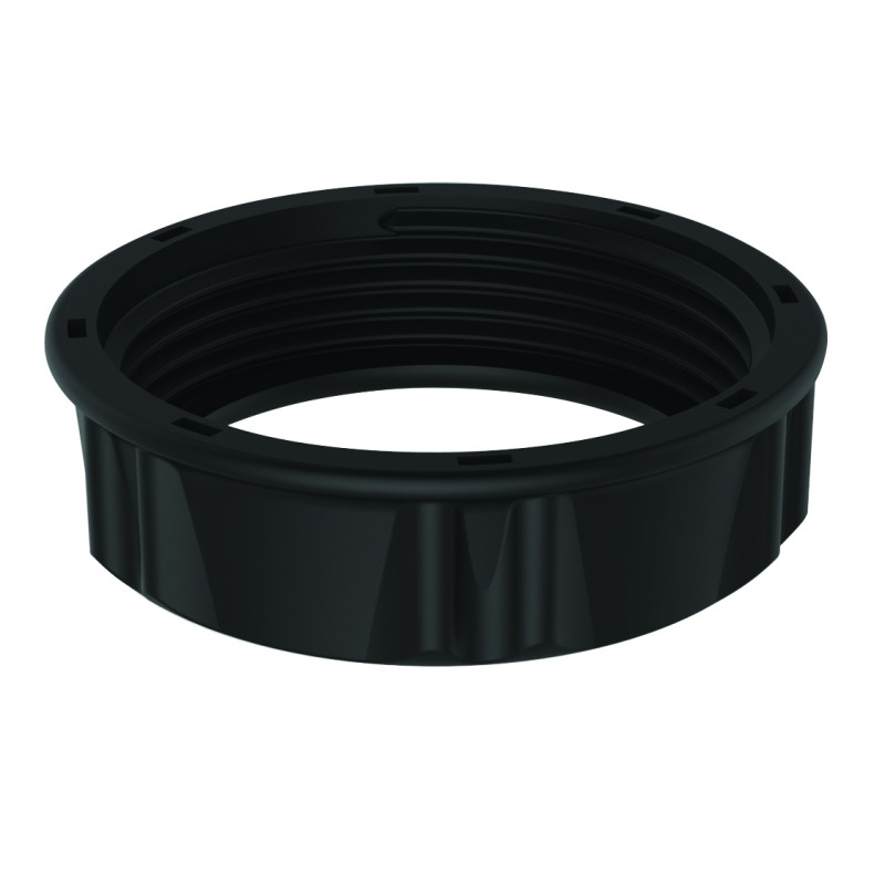 Lot de 25 écrous plastique recyclé 1” (40 ), noir