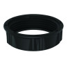 Lot de 25 écrous plastique recyclé 1” (40 ), noir