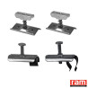 Jeu fixation radia clip horizontal