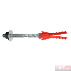 Fixation chauffe-eau pp Rond.acier