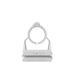 Sachet 10 CLIPEA gris 16-20