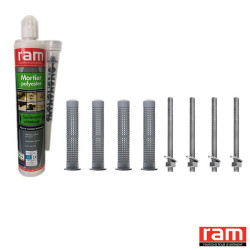 Kit fixation chimique 300 ml TAMIS16x130