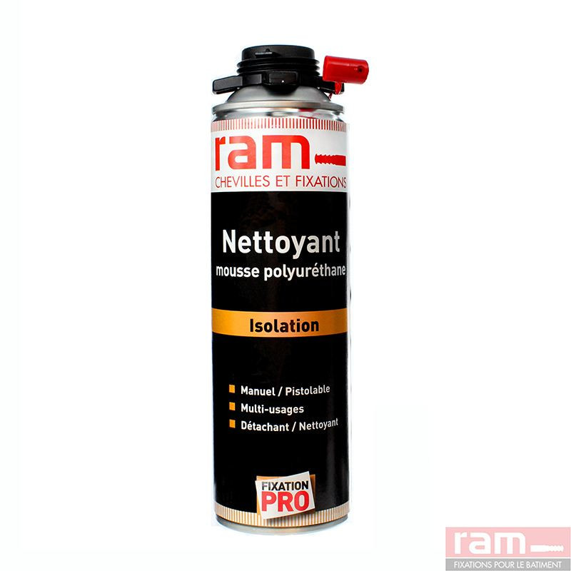 Nettoyant acetone pour mousse PU