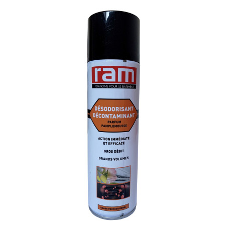 Desodorisant decontaminant pample