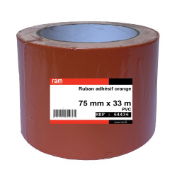 Ruban PVC orange 75mmX33M