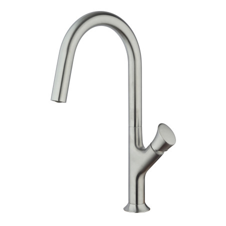 Mitigeur évier fluence PVD gris inox
