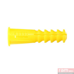Seau de 3000 chevilles RC7 jaunes