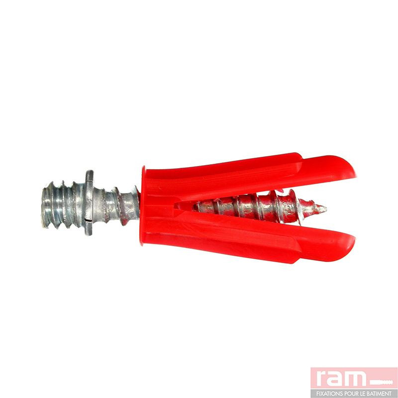 Boîte de 80 chevilles AGGRIP 4/7P + patte à vis 7x40