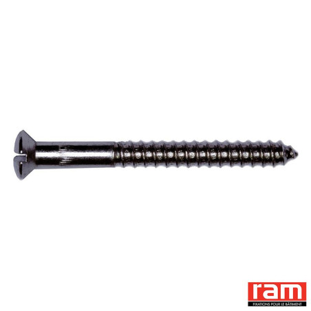Boîte de 100 VIS TFB laiton N. 4x35