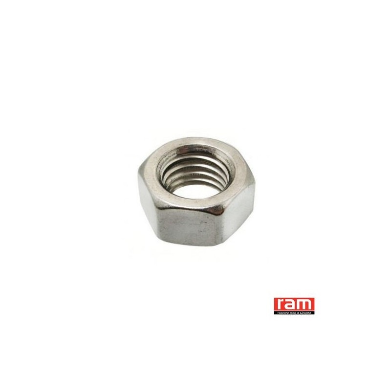 Boîte de 100 écrous AZ hex HU D10
