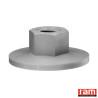 Boîte de 100 écrous nylon s/ep 10mm.