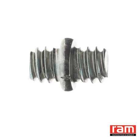 Boîte plastique de 25 RACCORDS patte à vis mâle/mâle