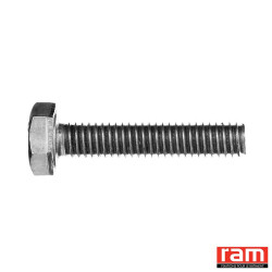 Boîte plastique de 15 vis T. hex INOX