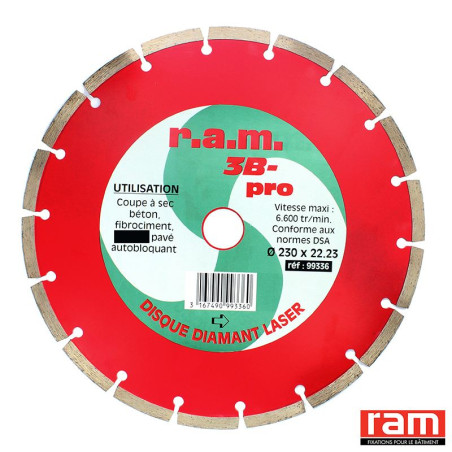 Disque diamant segmenté 3B-PRO 150