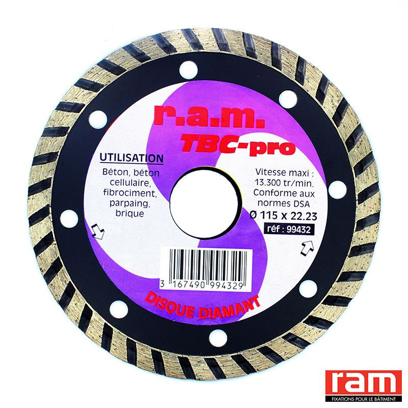 Disque diamant j.cr TBC-PRO 230