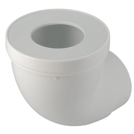 Pipe courte de WC femelle Ø 100, avec piquage femelle Ø 40