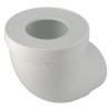 Pipe courte de WC femelle Ø 100, avec piquage femelle Ø 40