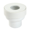 Siphon pour urinoir, en PVC blanc, avec joint en élastomère, Ø 33/42