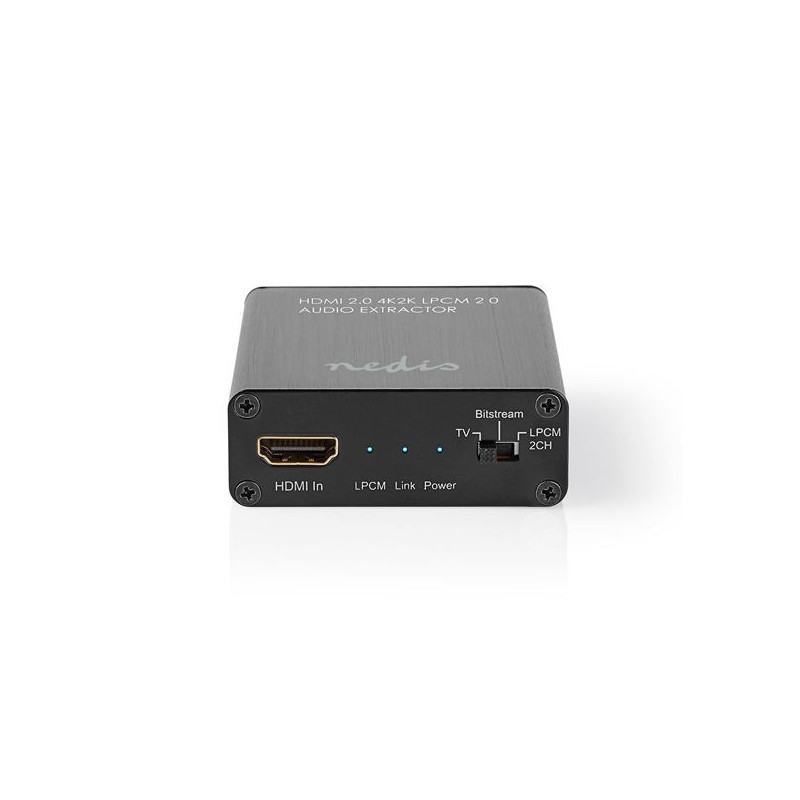 NEDIS Extracteur HDMI | HDMIâ„¢ Input | TosLink Female / 1x 3.5 mm / 1x HDMIâ„¢ O *
