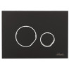Plaque de commande DUO blanche, avec marquage Nicoll