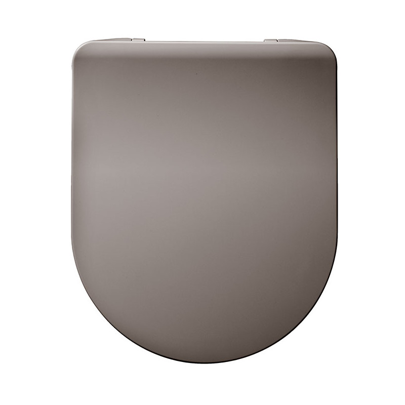 Abattant thermodur extra-plat Amiral Taupe