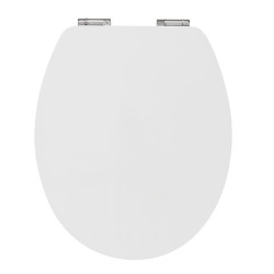 Abattant bois Diplomat White Bamboo fermeture ralentie