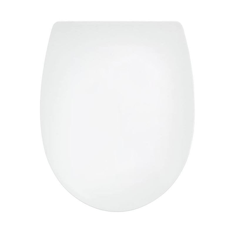 Abattant thermoplastique Marbella blanc, fermeture ralentie, déclipsable
