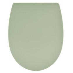 Abattant thermoplastique Marbella Vert sauge, fermeture ralentie, déclipsable