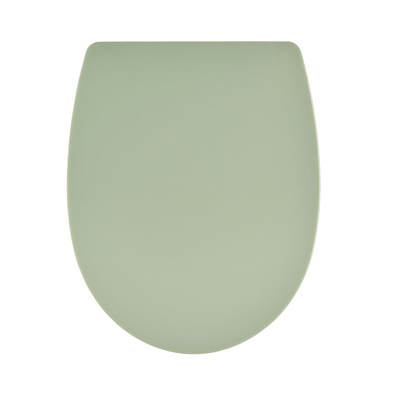 Abattant thermoplastique Marbella Vert sauge, fermeture ralentie, déclipsable