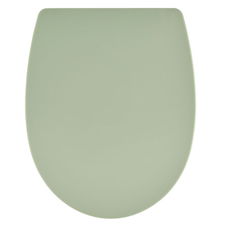 Abattant thermoplastique Marbella Vert sauge, fermeture ralentie, déclipsable