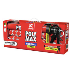 STARTER-KIT POLY MAX High Tack Express 6 Eco Poche + Gun