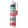 Silicone High Température cart 280ml. rouge. résiste à 270°C