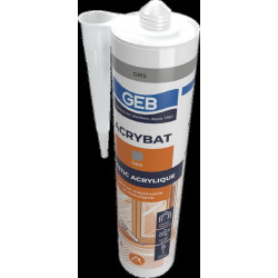 Mastic acrylique pour joints en maçonnerie et menuiserie cc 310ml couleur gris