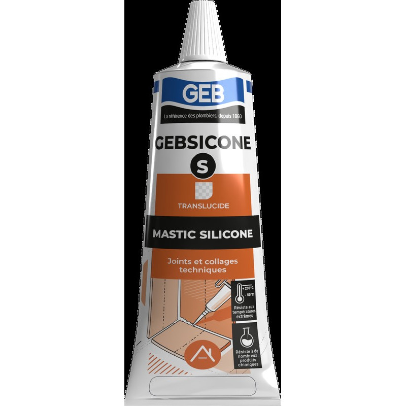 Mastic silicone pour étanchéité calfeutrement et collage technique